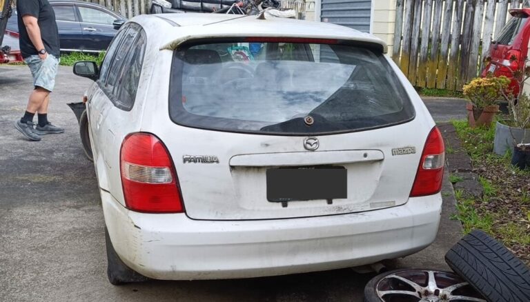 wrecking mazda familia auckland